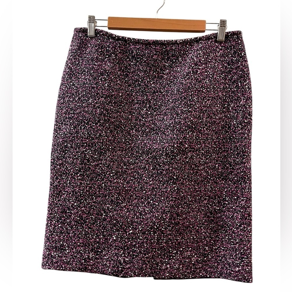 Calvin Klein Women’s Lined Pink Black Tweed Skirts Size: 10